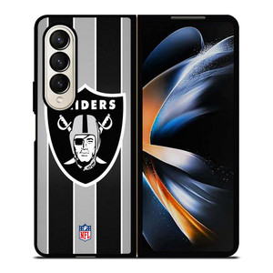 OAKLAND RAIDERS STRIPE LOGO Samsung Galaxy Z Fold 4 Case Cover OAKLAND RAIDERS STRIPE LOGO Samsung Galaxy Z Fold 4 Case Cover