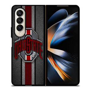 OHIO STATE FOOTBALL EMBLEM Samsung Galaxy Z Fold 4 Case Cover