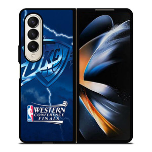OKLAHOMA CITY THUNDER BASKETBALL Samsung Galaxy Z Fold 4 Case Cover