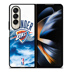OKLAHOMA CITY THUNDER NBA Samsung Galaxy Z Fold 4 Case Cover OKLAHOMA CITY THUNDER NBA Samsung Galaxy Z Fold 4 Case Cover