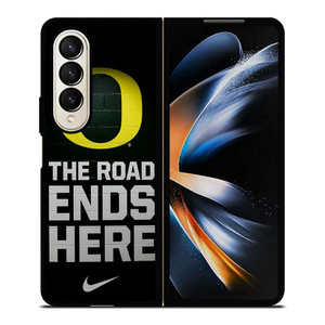 OREGON DUCKS THE ROAD ENDS HERE Samsung Galaxy Z Fold 4 Case Cover