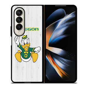 OREGON DUCKS WOODEN LOGO Samsung Galaxy Z Fold 4 Case Cover OREGON DUCKS WOODEN LOGO Samsung Galaxy Z Fold 4 Case Cover