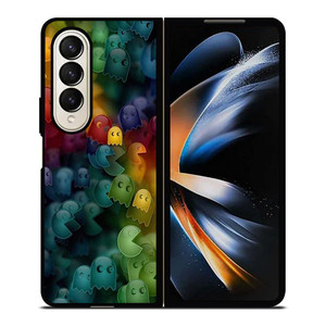 PAC MAN COLLAGE Samsung Galaxy Z Fold 4 Case Cover PAC MAN COLLAGE Samsung Galaxy Z Fold 4 Case Cover
