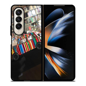 PAUL SMITH STRIPE CAR BOOK Samsung Galaxy Z Fold 4 Case Cover
