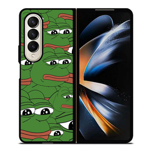 PEPE THE FROG PATTERN Samsung Galaxy Z Fold 4 Case Cover