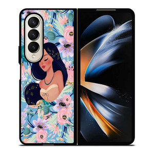 POCAHONTAS FLORAL Samsung Galaxy Z Fold 4 Case Cover POCAHONTAS FLORAL Samsung Galaxy Z Fold 4 Case Cover