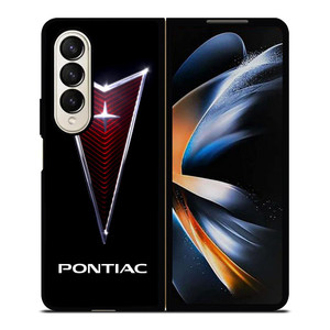 PONTIAC CAR GLOWING LOGO Samsung Galaxy Z Fold 4 Case Cover PONTIAC CAR GLOWING LOGO Samsung Galaxy Z Fold 4 Case Cover