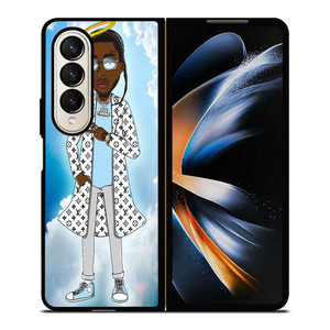 POP SMOKE RAPPER CARTOON Samsung Galaxy Z Fold 4 Case Cover POP SMOKE RAPPER CARTOON Samsung Galaxy Z Fold 4 Case Cover