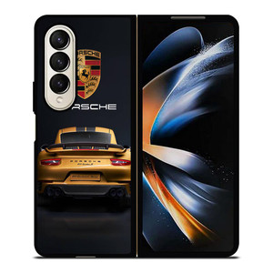 PORSCHE CAR LOGO 2 Samsung Galaxy Z Fold 4 Case Cover