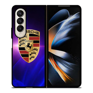 PORSCHE LOGO Samsung Galaxy Z Fold 4 Case Cover PORSCHE LOGO Samsung Galaxy Z Fold 4 Case Cover