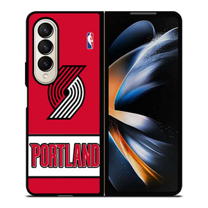 PORTLAND BLAZERS NIKE NBA Samsung Galaxy Z Fold 4 Case Cover PORTLAND BLAZERS NIKE NBA Samsung Galaxy Z Fold 4 Case Cover