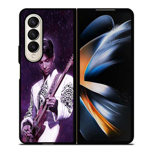 PRINCE PURPLE IN MEMORIAM GUITAR Samsung Galaxy Z Fold 4 Case Cover