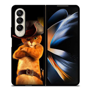 PUSS IN BOOTS MOVIES Samsung Galaxy Z Fold 4 Case Cover PUSS IN BOOTS MOVIES Samsung Galaxy Z Fold 4 Case Cover