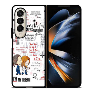 QUOTES OF GREY'S ANATOMY Samsung Galaxy Z Fold 4 Case Cover