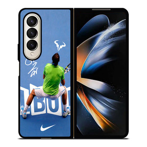 RAFAEL NADAL NIKE SIGNATURE LOGO Samsung Galaxy Z Fold 4 Case Cover
