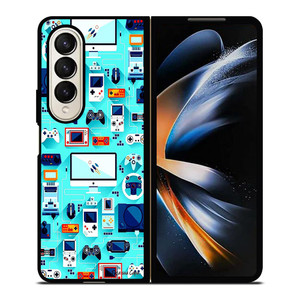 RETRO GAME FAMOUS CONSOL Samsung Galaxy Z Fold 4 Case Cover