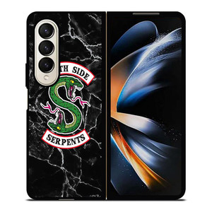 RIVERDALE SOUTHSIDE MARBLE LOGO Samsung Galaxy Z Fold 4 Case Cover