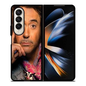 ROBERT DOWNEY JR FACE DOLITTLE MOVIES Samsung Galaxy Z Fold 4 Case Cover ROBERT DOWNEY JR FACE DOLITTLE MOVIES Samsung Galaxy Z Fold 4 Case Cover
