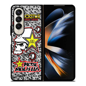 ROCKSTAR METAL MULISHA CAMO Samsung Galaxy Z Fold 4 Case Cover