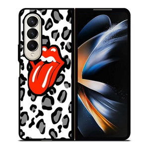ROLLING STONES LEOPARD  Samsung Galaxy Z Fold 4 Case Cover