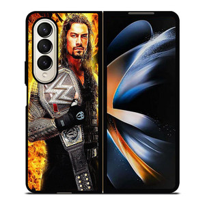 ROMAN REIGNS WRESTLING WWE Samsung Galaxy Z Fold 4 Case Cover ROMAN REIGNS WRESTLING WWE Samsung Galaxy Z Fold 4 Case Cover