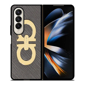 SALVATORE FERRAGAMO LOGO Samsung Galaxy Z Fold 4 Case Cover SALVATORE FERRAGAMO LOGO Samsung Galaxy Z Fold 4 Case Cover