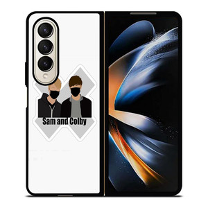 SAM AND COLBY XPLR ARTWORK Samsung Galaxy Z Fold 4 Case Cover SAM AND COLBY XPLR ARTWORK Samsung Galaxy Z Fold 4 Case Cover