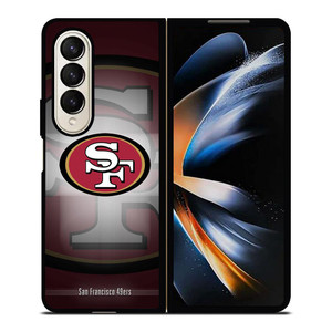SAN FRANCISCO 49ERS NFL LOGO Samsung Galaxy Z Fold 4 Case Cover SAN FRANCISCO 49ERS NFL LOGO Samsung Galaxy Z Fold 4 Case Cover