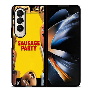 SAUSAGE PARTY CARTOON FRAME ART Samsung Galaxy Z Fold 4 Case Cover