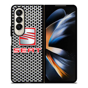 SEAT METAL LOGO Samsung Galaxy Z Fold 4 Case Cover SEAT METAL LOGO Samsung Galaxy Z Fold 4 Case Cover