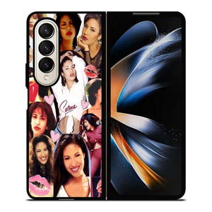 SELENA QUINTANILLA COLLAGE Samsung Galaxy Z Fold 4 Case Cover SELENA QUINTANILLA COLLAGE Samsung Galaxy Z Fold 4 Case Cover