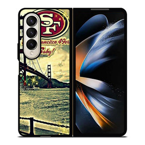 sf49ers SF 49ERS BRIDGE FOOTBALL Samsung Galaxy Z Fold 4 Case Cover