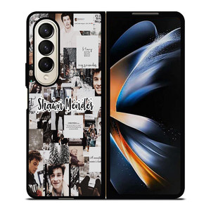 SHAWN MENDES COLLAGE Samsung Galaxy Z Fold 4 Case Cover SHAWN MENDES COLLAGE Samsung Galaxy Z Fold 4 Case Cover