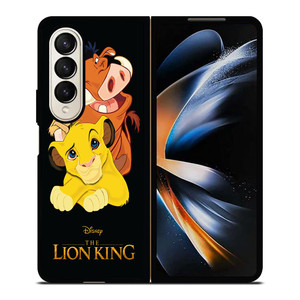 SIMBA AND FRIEND THE LION KING Samsung Galaxy Z Fold 4 Case Cover SIMBA AND FRIEND THE LION KING Samsung Galaxy Z Fold 4 Case Cover
