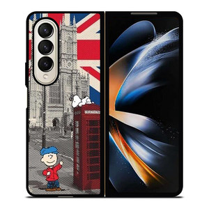 SNOOPY BOX TELEPHONE Samsung Galaxy Z Fold 4 Case Cover SNOOPY BOX TELEPHONE Samsung Galaxy Z Fold 4 Case Cover