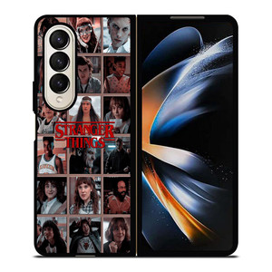 STRANGER THINGS ALL CHARACTER Samsung Galaxy Z Fold 4 Case Cover