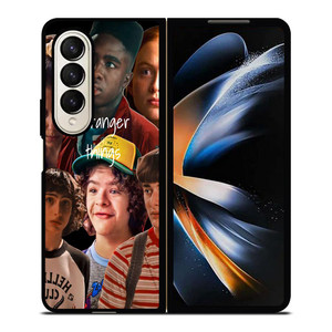 STRANGER THINGS CAST COLLAGE Samsung Galaxy Z Fold 4 Case Cover STRANGER THINGS CAST COLLAGE Samsung Galaxy Z Fold 4 Case Cover