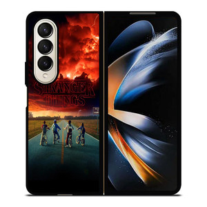 STRANGER THINGS MOVIE POSTER Samsung Galaxy Z Fold 4 Case Cover