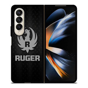 STURM RUGER FIREARM METAL LOGO Samsung Galaxy Z Fold 4 Case Cover STURM RUGER FIREARM METAL LOGO Samsung Galaxy Z Fold 4 Case Cover