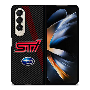 SUBARU STI CARBON LOGO Samsung Galaxy Z Fold 4 Case Cover