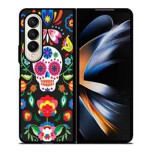 SUGAR SKULL ART Samsung Galaxy Z Fold 4 Case Cover