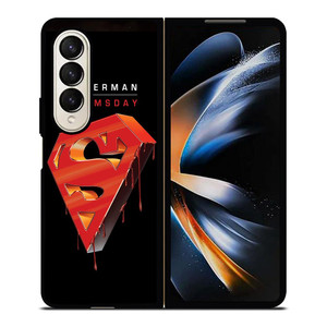 SUPERMAN DOOMSDAY LOGO Samsung Galaxy Z Fold 4 Case Cover SUPERMAN DOOMSDAY LOGO Samsung Galaxy Z Fold 4 Case Cover