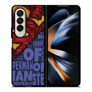 SUPERMAN LOGO ART WALL Samsung Galaxy Z Fold 4 Case Cover