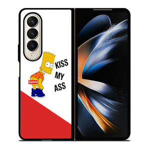 SUPREME BART SIMPSON KISS MY ASS Samsung Galaxy Z Fold 4 Case Cover SUPREME BART SIMPSON KISS MY ASS Samsung Galaxy Z Fold 4 Case Cover