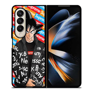 SUPREME GOKU THE NORT FACE Samsung Galaxy Z Fold 4 Case Cover