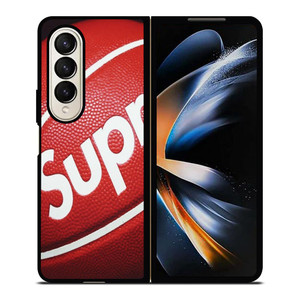 SUPREME LOGO BASKETBALL Samsung Galaxy Z Fold 4 Case Cover