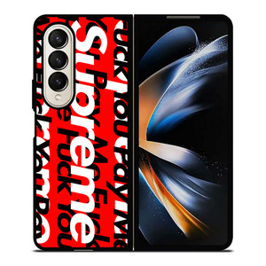 SUPREME PAY ME FUCK YOU Samsung Galaxy Z Fold 4 Case Cover SUPREME PAY ME FUCK YOU Samsung Galaxy Z Fold 4 Case Cover