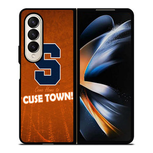 SYRACUSE ORANGE FOOTBALL Samsung Galaxy Z Fold 4 Case Cover SYRACUSE ORANGE FOOTBALL Samsung Galaxy Z Fold 4 Case Cover