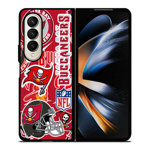TAMPA BAY BUCCANEERS NFL STICKER BOMB Samsung Galaxy Z Fold 4 Case Cover TAMPA BAY BUCCANEERS NFL STICKER BOMB Samsung Galaxy Z Fold 4 Case Cover
