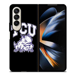 TCU HORNED FROGS FOOTBALL LOGO Samsung Galaxy Z Fold 4 Case Cover TCU HORNED FROGS FOOTBALL LOGO Samsung Galaxy Z Fold 4 Case Cover